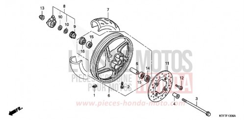 ROUE AVANT SH1256 de 2006